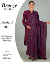 Breeze Winter 3-Piece Collection – Premium Dhenak Fabric 004