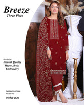 Breeze Winter 3-Piece Collection – Premium Dhenak Fabric-005