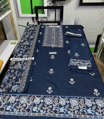 Breeze Winter 3-Piece Collection – Premium Dhenak Fabric- 09