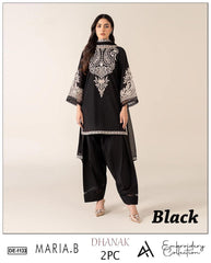 Premium Dhanak Embroidered Suit 2PC - 08