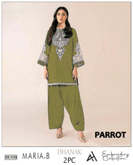 Premium Dhanak Embroidered Suit 2PC - 11