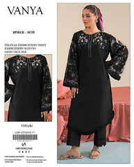Premium Dhanak Embroidered Suit 2PC - 17