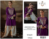Premium Dhanak Embroidered Suit 2PC - 25
