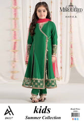 Maria B Kids 3 Peace Lawn Embroidered Unstitched Suit DD-01