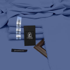 Four seasons sapphire wash n wear unstitched Indigo