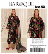 Premium Lawn 3PC Embroidered Suit 01