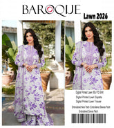 Premium Lawn 3PC Embroidered Suit 02