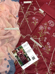 Premium Lawn 3PC Embroidered Suit 13