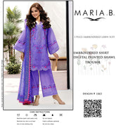 Premium Lawn 3PC Embroidered Suit 16