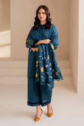 URGE Premium Airjet Lawn 3PC Embroidered Collection Lawn 04