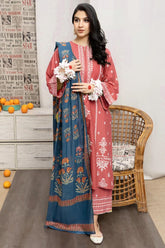 URGE Premium Airjet Lawn 3PC Embroidered Collection Lawn 08
