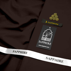 Four seasons sapphire wash n wear unstitched Dark Brown