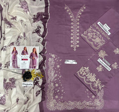 Premium Airjet Lawn 3PC Embroidered Collection L005