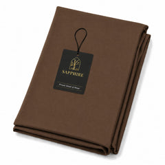 Four seasons sapphire wash n wear unstitched Brown