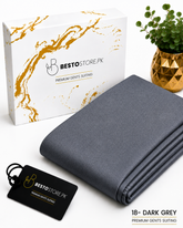 Bestostore Premium Dark Grey 112×84 Wash & Wear Suiting for Men – Soft Feel, Elegant Fall & Lasting Shine