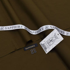 Sapphire Golden Brown Wash & Wear Men’s Suit –premium Wrinkle-Free Summer Fabric