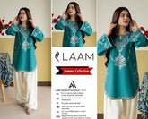 Laam-Inspired Embroidered 2PC Lawn Suit – Premium Summer Collection 03