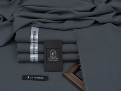 Four seasons sapphire wash n wear unstitched Mid Gray