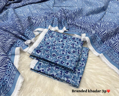 3 Piece khadar Baroque brand Ladies Suit - vol 7