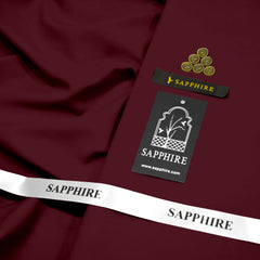 Four seasons wash n wear unstitched - Mahroon