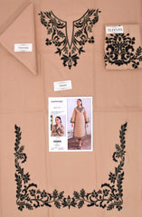 Premium Dhanak Embroidered Suit 2PC - 01