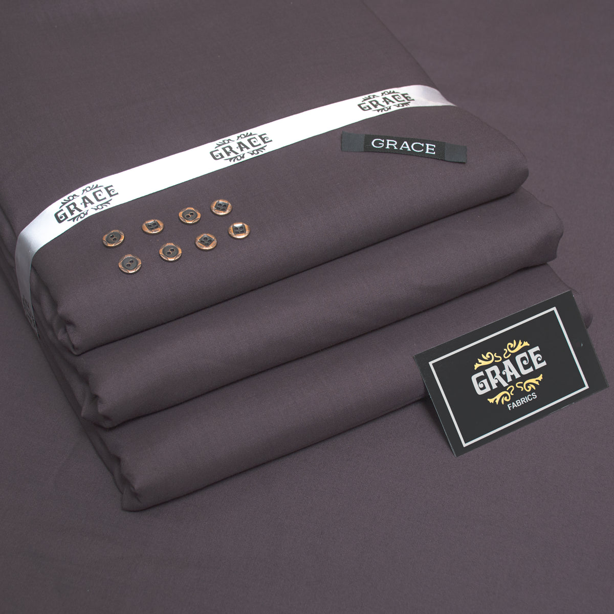 Grace Wash & Wear Premium Men's Unstitched Suit - Wine