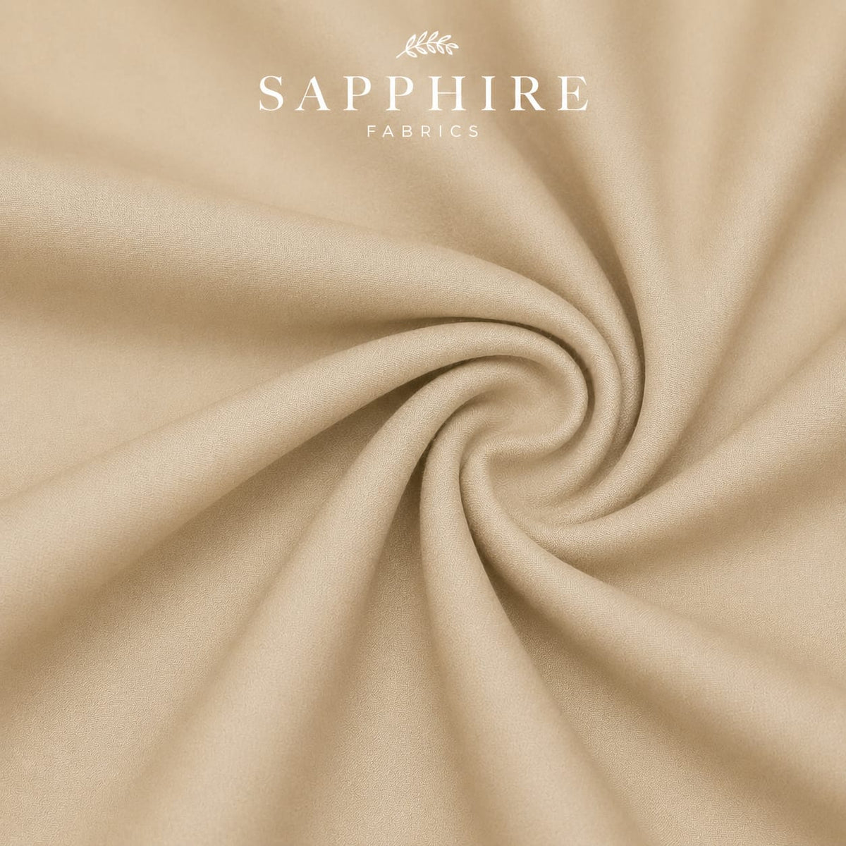 Sapphire Beige Fabron Wash & Wear 80×80 Summer Fabric for Men – Premium Soft Lightweight Unstitched Suit | Wrinkle Resistant