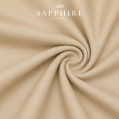 Sapphire Beige Fabron Wash & Wear 80×80 Summer Fabric for Men – Premium Soft Lightweight Unstitched Suit | Wrinkle Resistant