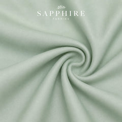 Sapphire Mint Green Fabron Wash & Wear 80×80 Summer Fabric for Men – Premium Soft Lightweight Unstitched Suit | Wrinkle Resistant