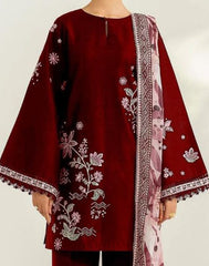 Premium Dhanak Embroidered Suit 3PC 21