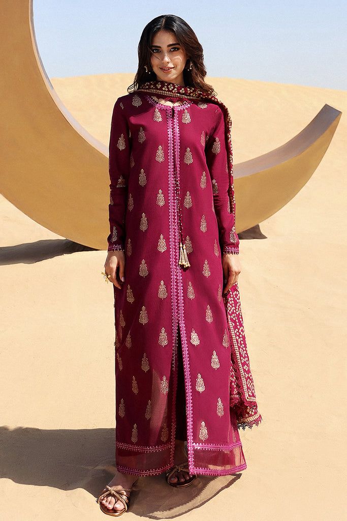 Premium Dhanak Embroidered Suit 3PC 20