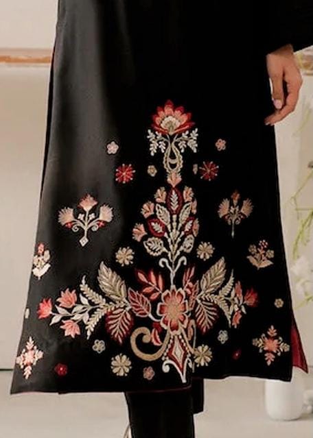 Premium Dhanak Embroidered Suit 3PC - 17