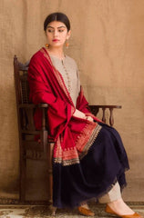 Premium Dhanak Embroidered Suit 3PC - 13