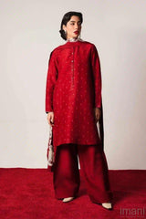 Premium Dhanak Embroidered Suit 3PC - 12