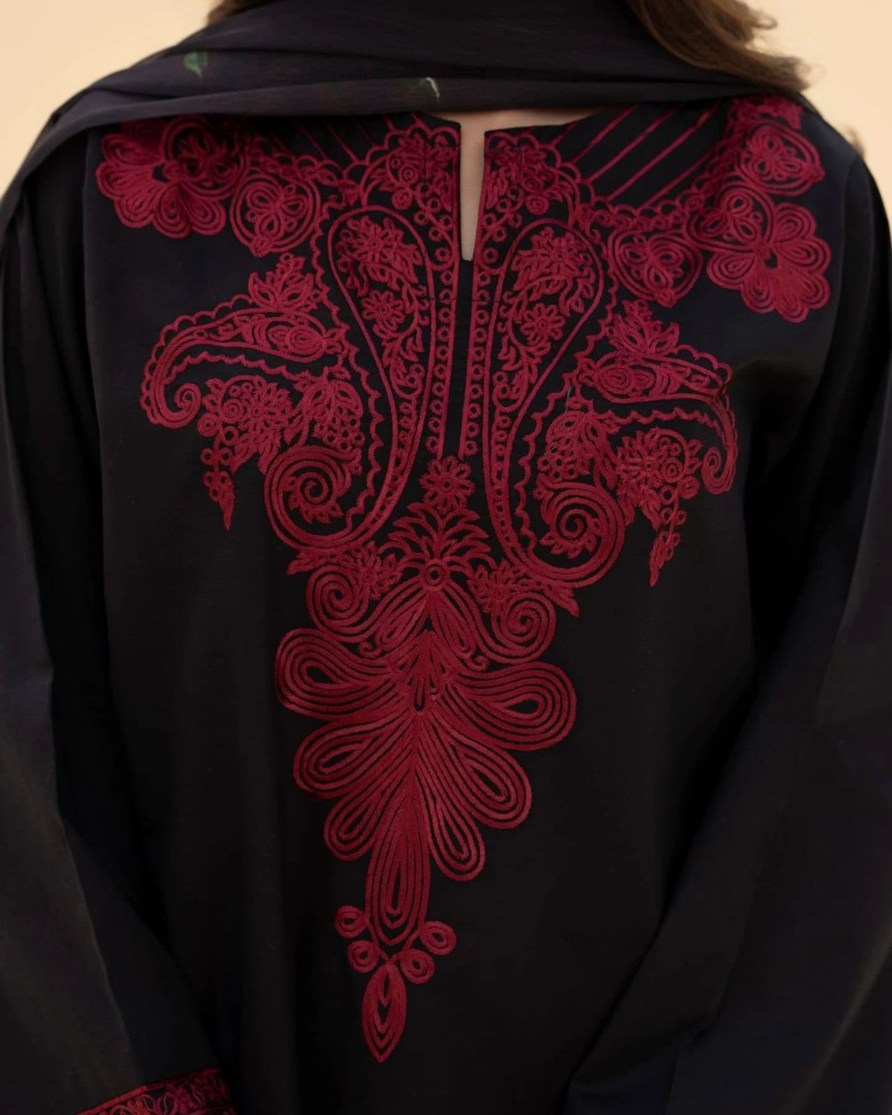 Premium Dhanak Embroidered Suit 3PC - 07