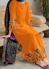 Premium Dhanak Embroidered Suit 3PC - 06