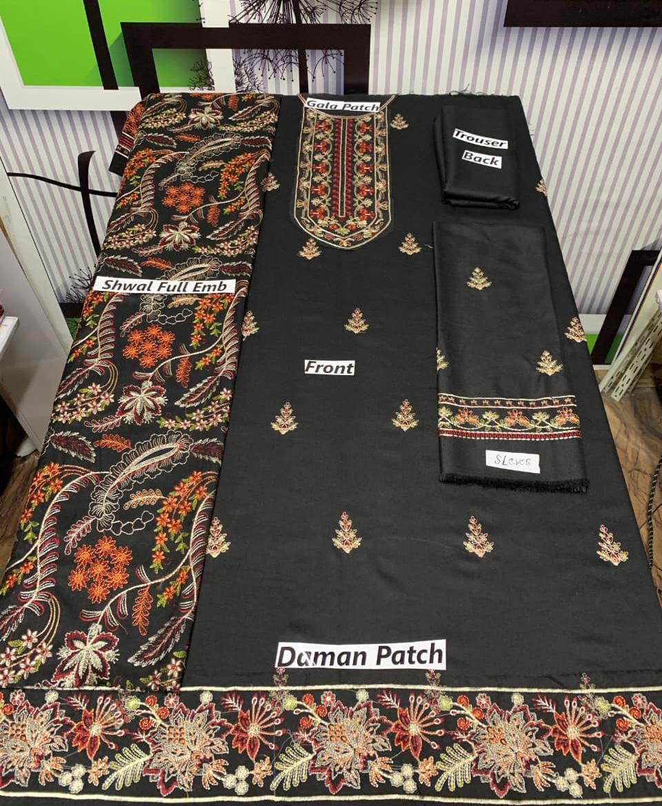 Breeze Winter 3-Piece Collection – Premium Dhenak Fabric 002