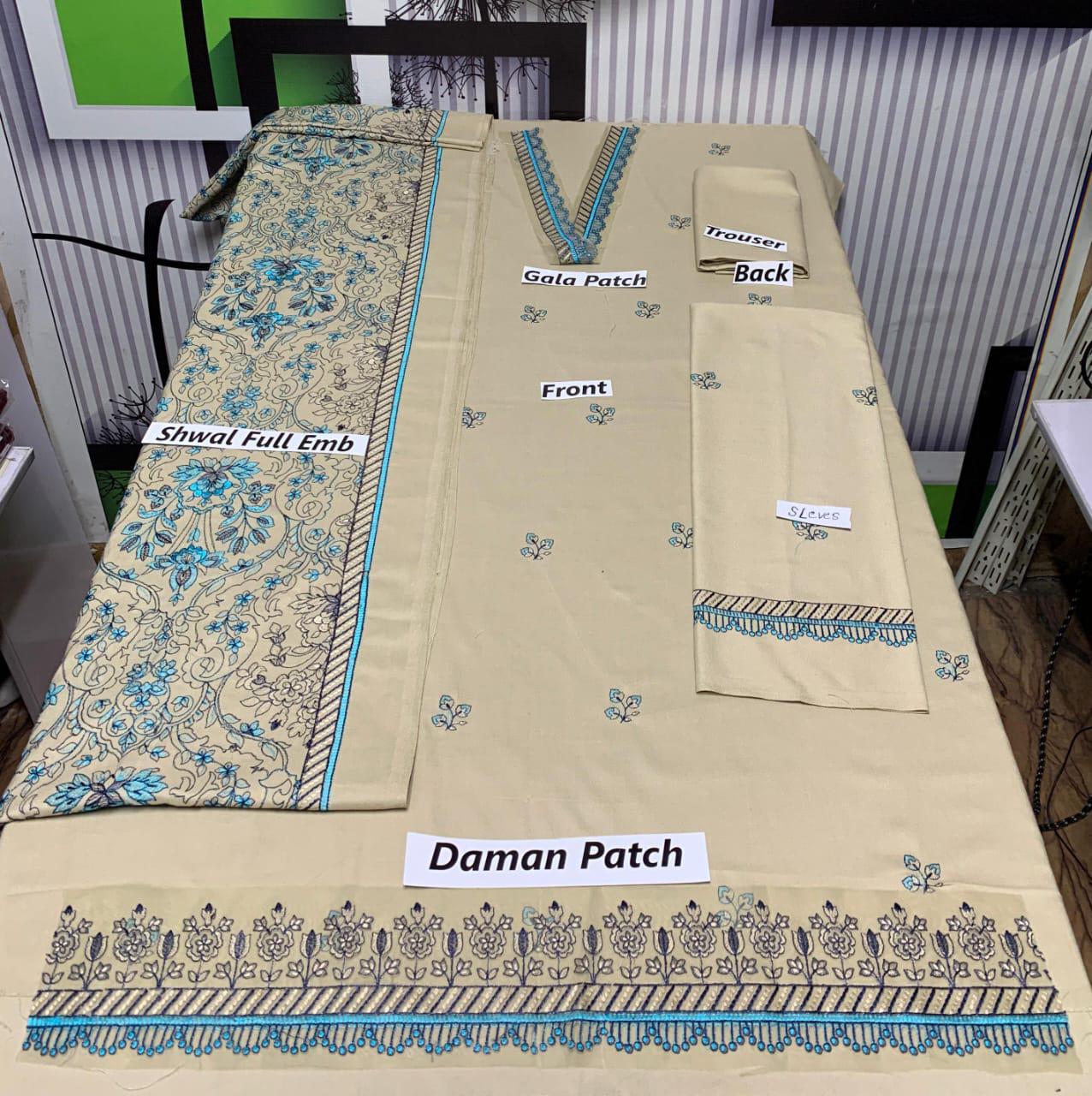 Breeze Winter 3-Piece Collection – Premium Dhenak Fabric- 10