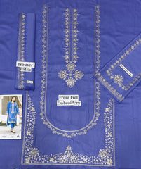 Premium Dhanak Embroidered Suit 2PC - 05