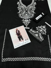 Premium Dhanak Embroidered Suit 2PC - 08