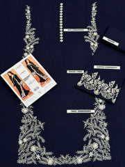 Premium Dhanak Embroidered Suit 2PC - 15