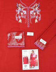 Premium Dhanak Embroidered Suit 2PC - 20