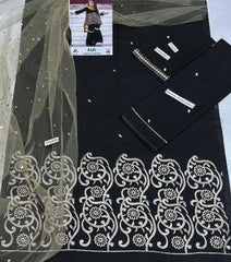 Maria B Kids 3 Peace Lawn  Embroidered Unstitched Suit