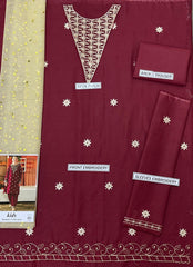 Maria B Kids 3 Peace Lawn Embroidered Unstitched Suit Vol 2