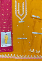 Maria B Kids 3 Peace Lawn Embroidered Unstitched Suit DD-04