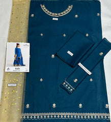 Maria B Kids 3 Peace Lawn Embroidered Unstitched Suit DD-00