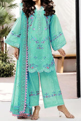 Premium Lawn 3PC Embroidered Suit 08