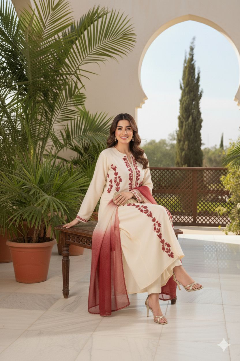 URGE Premium Airjet Lawn 3PC Embroidered Collection L2