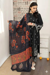 URGE Premium Airjet Lawn 3PC Embroidered Collection Lawn 09