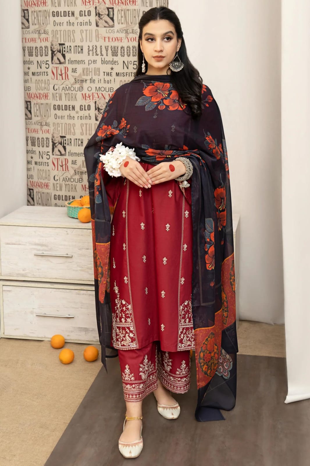 URGE Premium Airjet Lawn 3PC Embroidered Collection L01